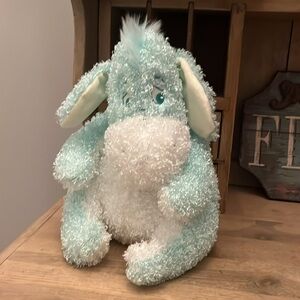 Disney Eeyore Plush Exclusive Aqua Stuffed Animal Rare Winnie the Pooh Tail